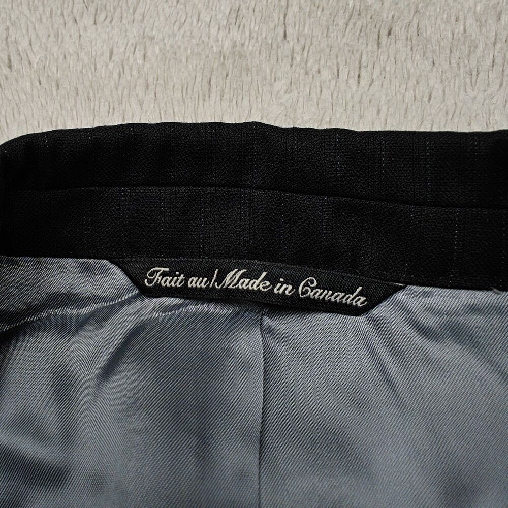 Jack Victor Loro Piana Blazer Men's 44R Viking 3 Button Striped Wool Suit Jacket - Picture 9 of 11